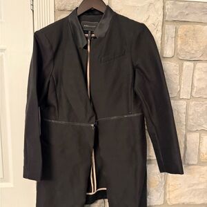 BCBGMAXAZRIA Arelia Zip Waist A-Line Essential Jacket